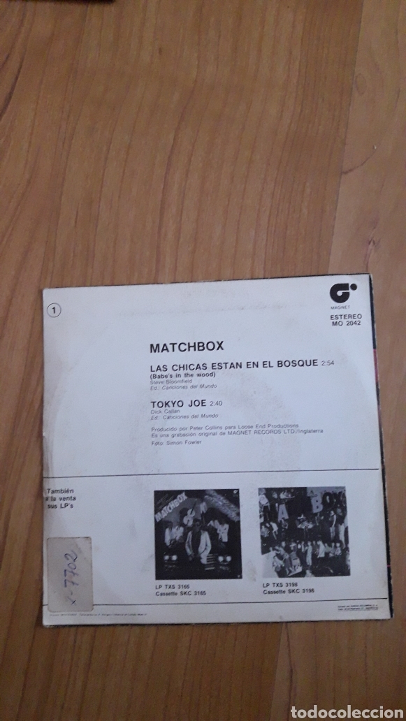 Discos de vinilo: MATCHBOX. LAS CHICAS EST&Aacute;N EN EL BOSQUE - Foto 2