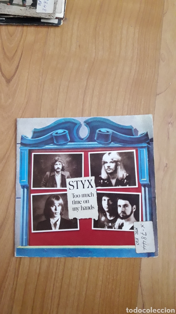 Discos de vinilo: STYX. TOO MUCH TIME ON MY HANDS - Foto 1