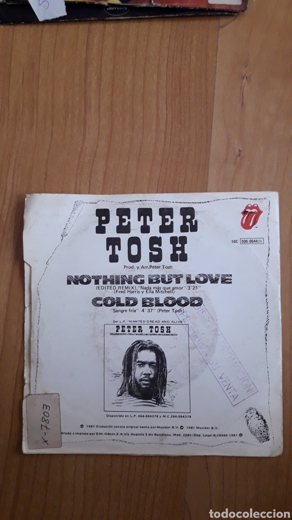 Discos de vinilo: PETER TOSH. NADA M&Aacute;S QUE AMOR - Foto 2