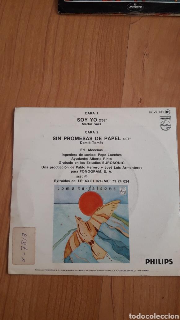Discos de vinilo: FALCONS. SOY YO - Foto 2