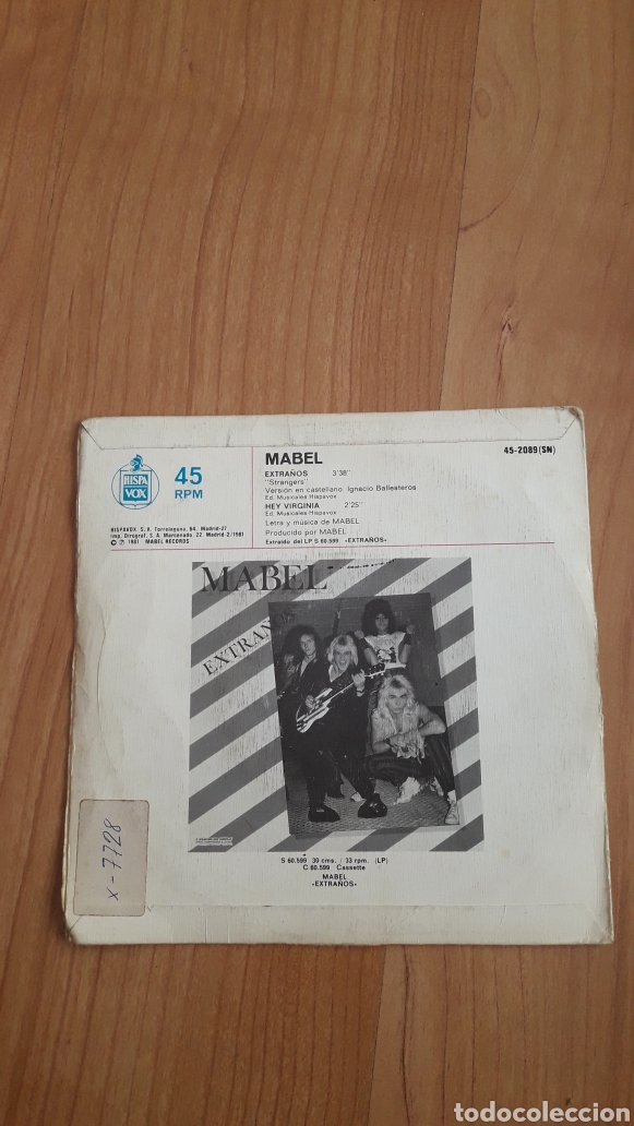 Discos de vinilo: MABEL. EXTRA&Ntilde;OS - Foto 2