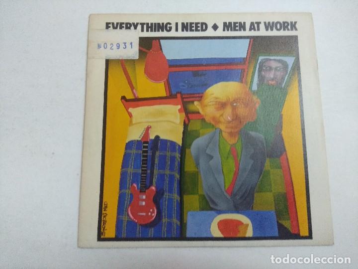 Discos de vinilo: SINGLE/MEN AT WORK/EVERYTING I NEED. - Foto 1