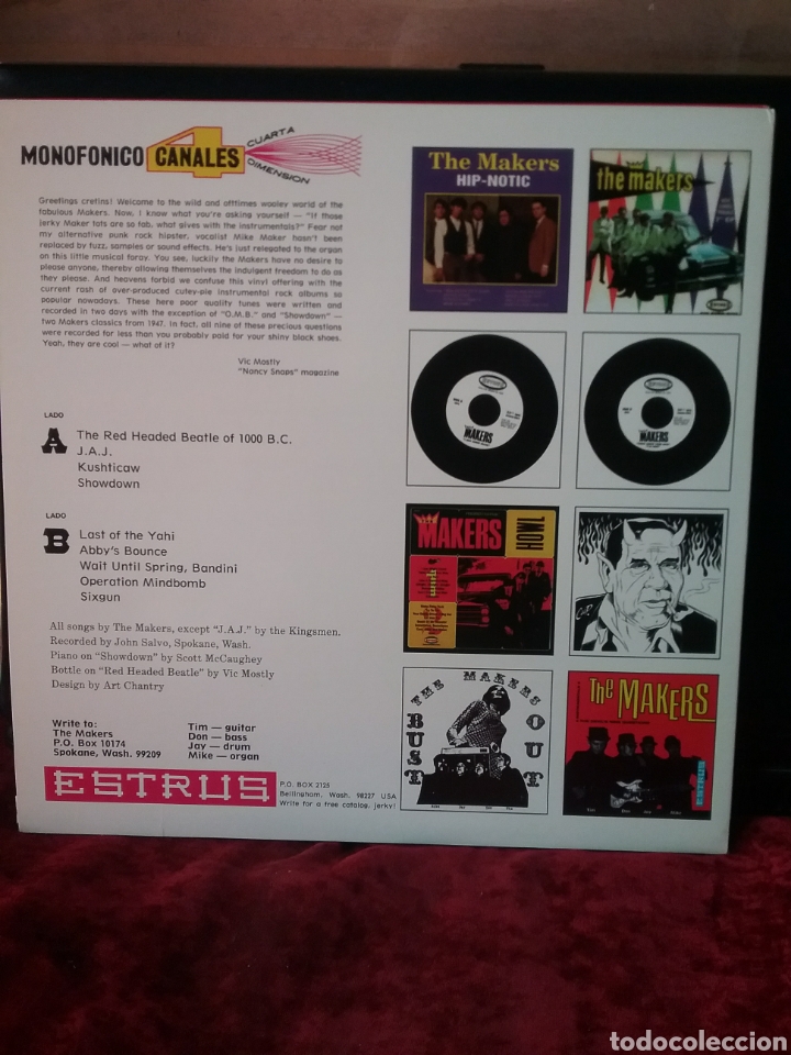 Discos de vinilo: The MAKERS 1994 10&rdquo; ESTRUS Records - Foto 2