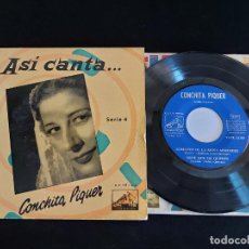 Discos de vinilo: ASÍ CANTA CONCHITA PIQUER / SERIE 4 / EP-LA VOZ DE SU AMO / SIN FECHA / MBC. ***/***