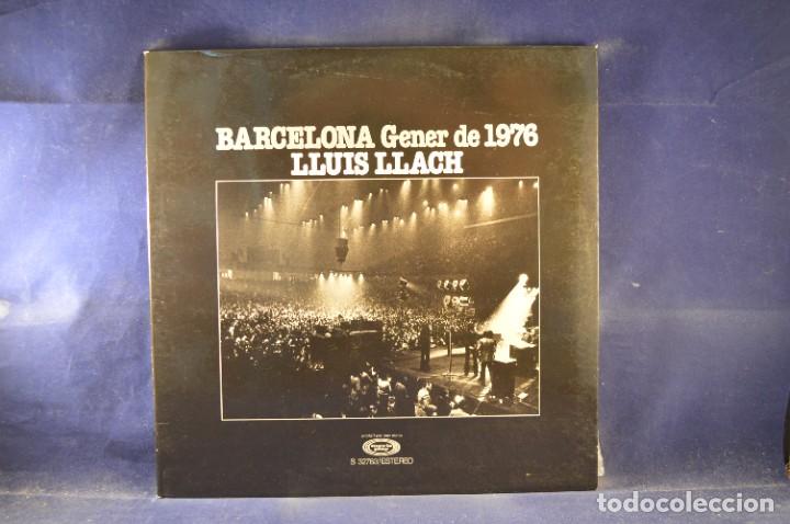 Discos de vinilo: LLU&Iacute;S LLACH - BARCELONA GENER DE 1976 - LP - Foto 1