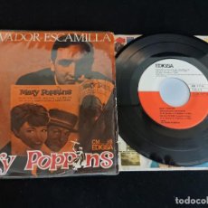 Discos de vinilo: FIRMADO !! SALVADOR ESCAMILLA / LES CANÇONS DE MARY POPPINS / EP-EDIGSA-1965 / MBC. ***/***