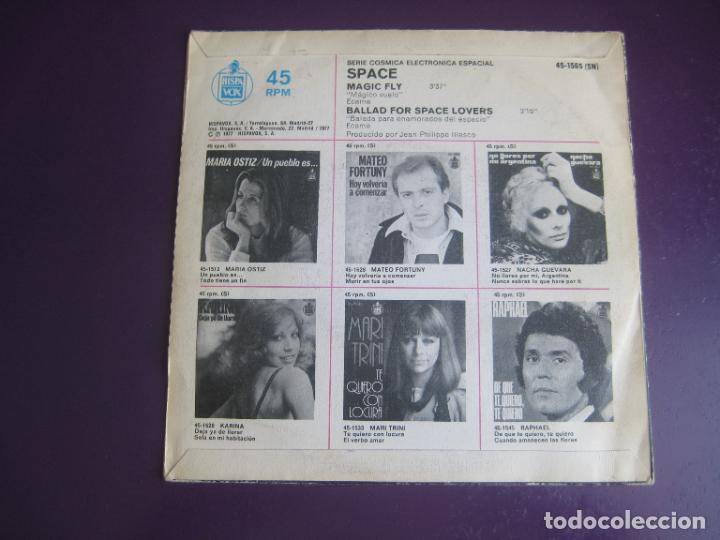 Discos de vinilo: Space &lrm;&ndash; Magic Fly - Sg HISPAVOX 1977 - SPACE DISCO POP ELECTRONICA 70S - Foto 2