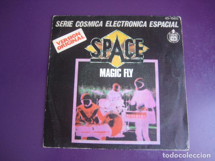 Discos de vinilo: Space &lrm;&ndash; Magic Fly - Sg HISPAVOX 1977 - SPACE DISCO POP ELECTRONICA 70S - Foto 1