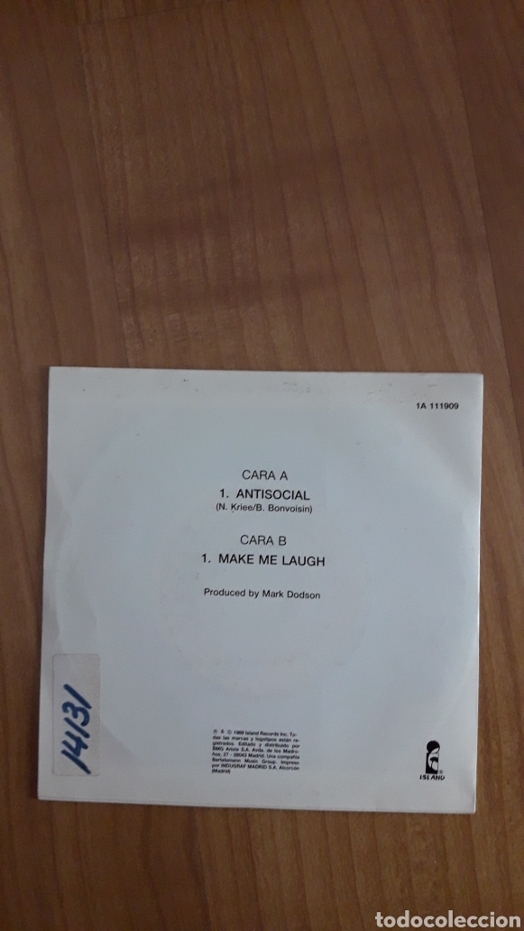 Discos de vinilo: ANTHRAX. STATE OF EUPHORIA - Foto 2