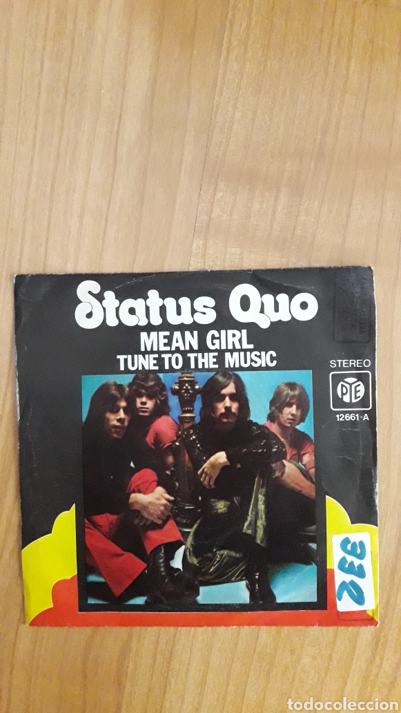 Discos de vinilo: STATUS QUO. MEAN GIRL - Foto 1