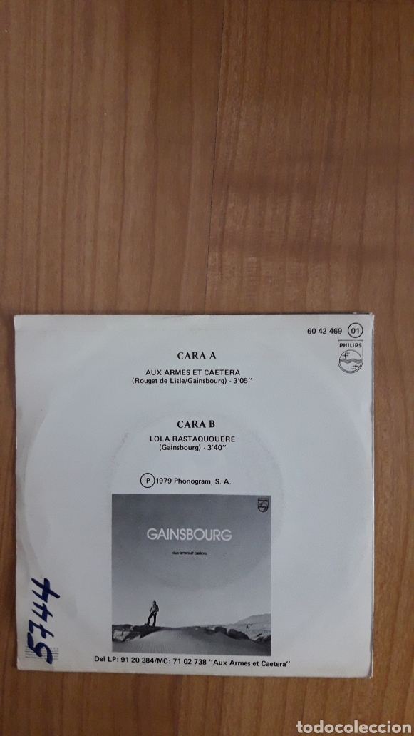 Discos de vinilo: GAINSBOURG. AUX ARMES ET CAETERA - Foto 2