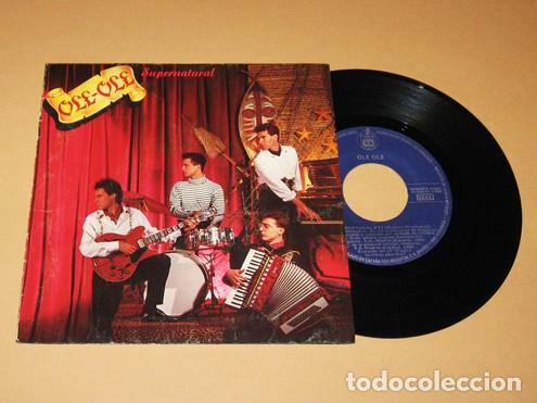 Discos de vinilo: OLE OLE / MARTA SANCHEZ - SUPERNATURAL - SINGLE - 1989 - Foto 1