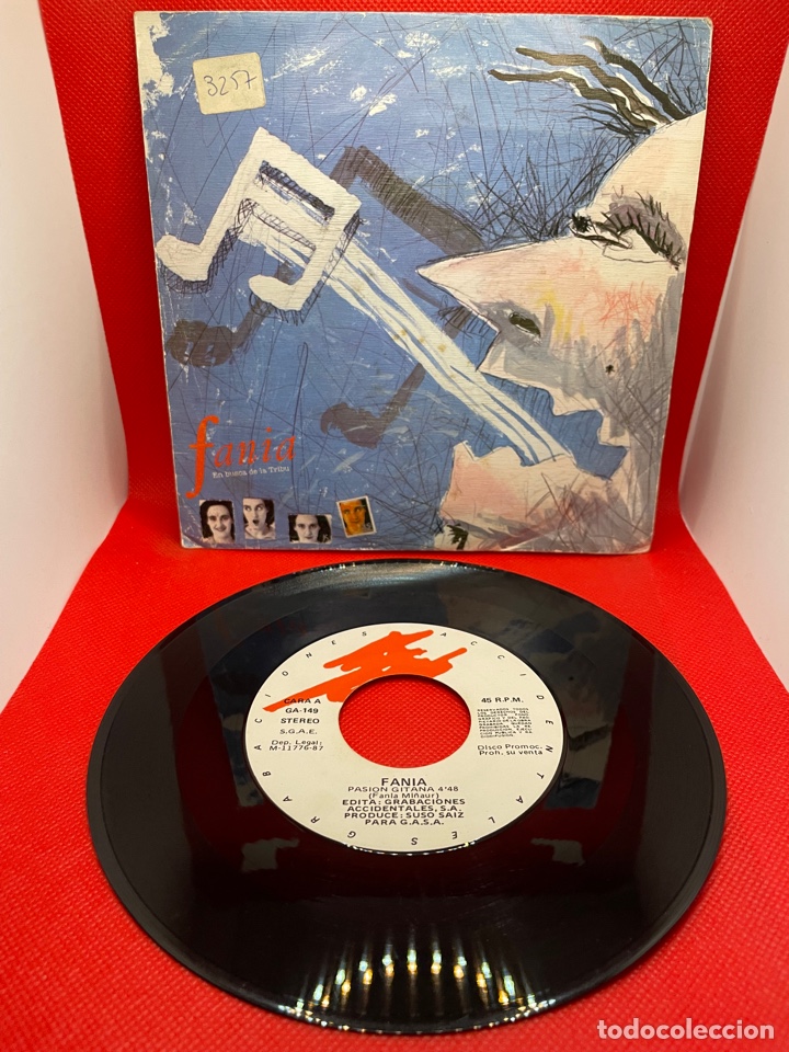 Discos de vinilo: FANIA - EN BUSCA DE LA TRIBU Single 1987 - Foto 1