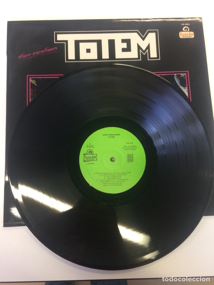Discos de vinilo: TOTEM. Doce Escalones. - Foto 5