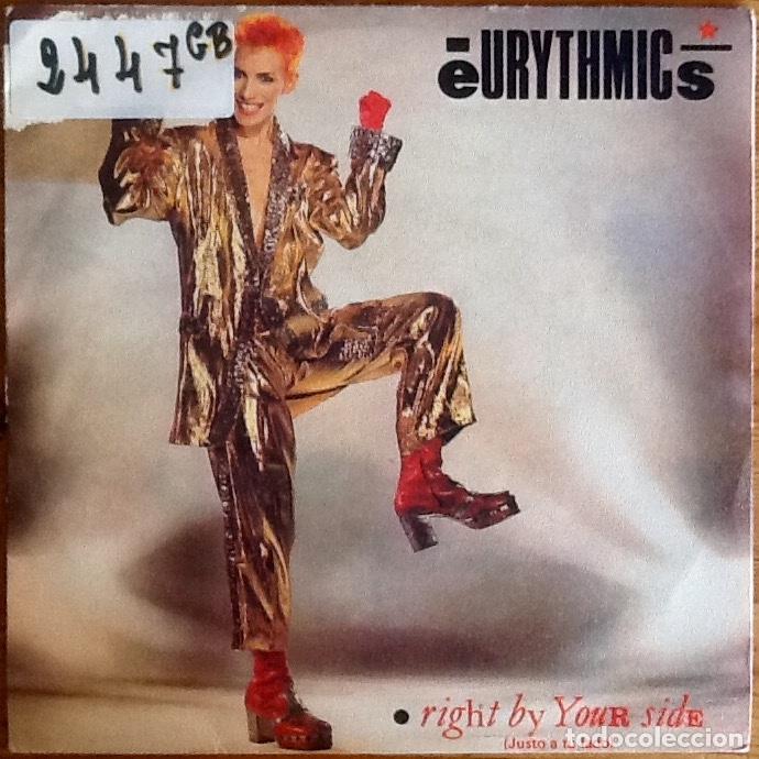 Discos de vinilo: EURYTHMICS : RIGHT BY YOUR SIDE [RCA - ESP 1983] 7&rdquo; - Foto 1
