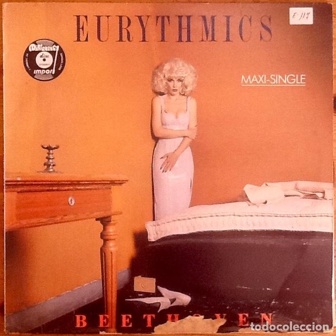 Discos de vinilo: EURYTHMICS : BEETHOVEN [RCA - ESP 1987] 12&rdquo; - Foto 1