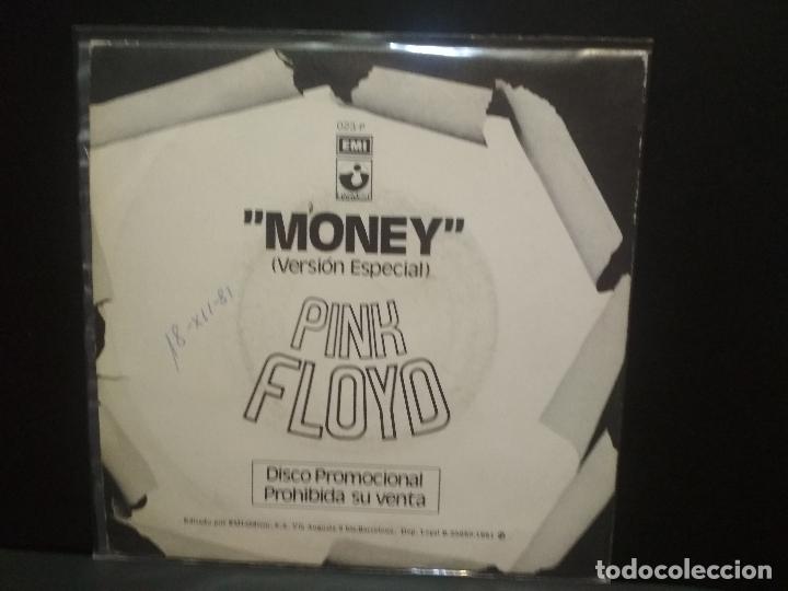 Discos de vinilo: PINK FLOYD MONEY - VERSION ESPECIAL SINGLE SPAIN 1981 PDELUXE - Foto 2 - 274907028