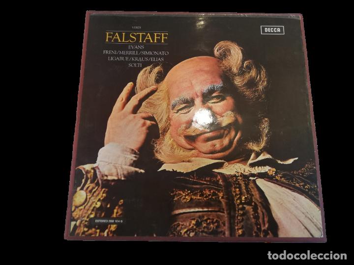 Discos de vinilo: FALSTAFF - VERDI - BOX 3 LP + LIBRETO - Foto 1