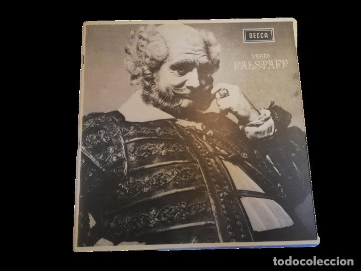 Discos de vinilo: FALSTAFF - VERDI - BOX 3 LP + LIBRETO - Foto 3