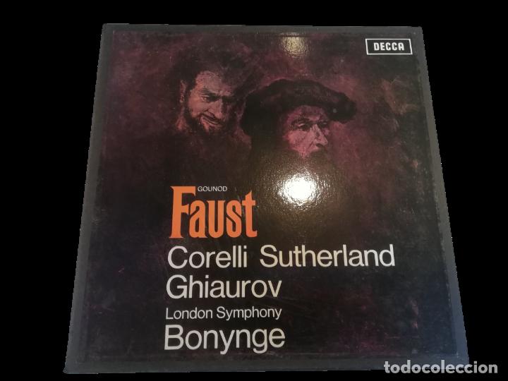 Discos de vinilo: FAUST - LONDON SYMPHONY - BOX 3 LP + LIBRETO - Foto 1