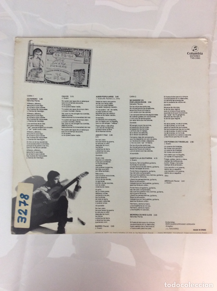 Discos de vinilo: Pepe Suero. Alfarero - Foto 2