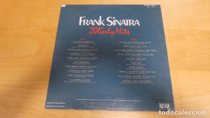Discos de vinilo: LP VINILO FRANK SINATRA . 20EARLY HITS - Foto 3