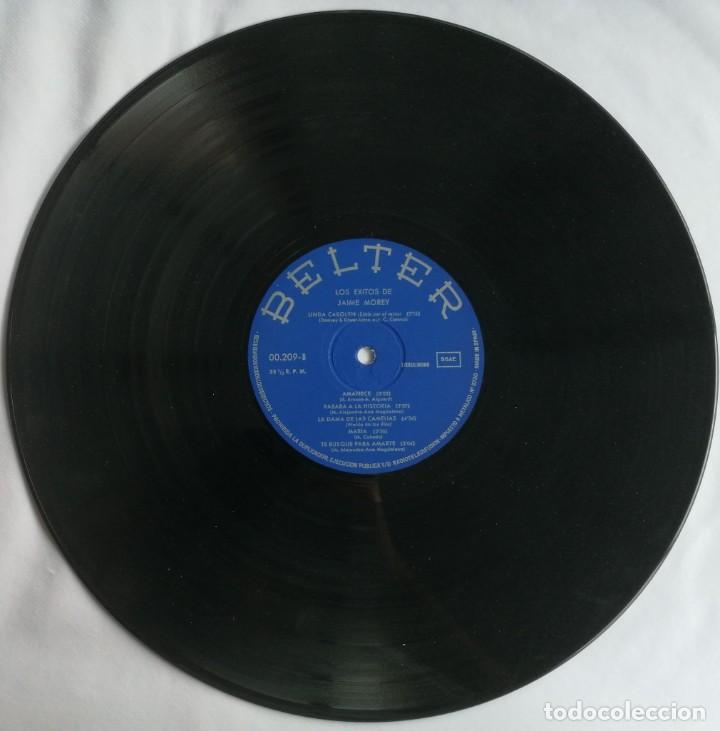 Discos de vinilo: Jaime Morey, Los Exitos De Jaime Morey, Belter 00.209 - Foto 3