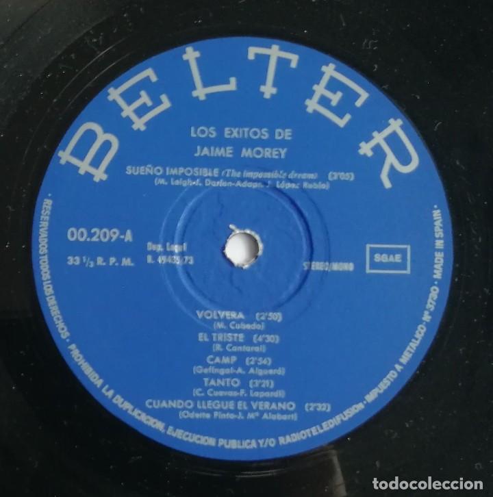 Discos de vinilo: Jaime Morey, Los Exitos De Jaime Morey, Belter 00.209 - Foto 6