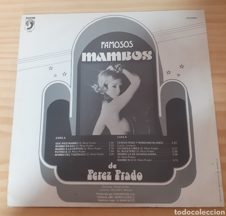 Discos de vinilo: Perez prado - Foto 2 - 275103843