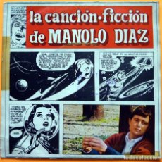 Discos de vinilo: MANOLO DÍAZ (CANCIÓN-FICCIÓN): LABORATORIO + 1 - SINGLE - 1967 - SONOPLAY - CASI NUEVO (NM / VG+)