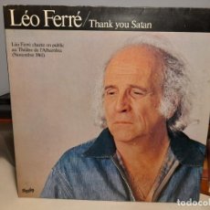 Discos de vinilo: LP LEO FERRE : THANK YOU, SATAN