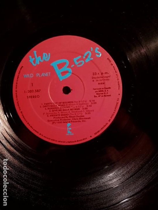 Discos de vinilo: The B-52s - WILD PLANET . - Foto 2
