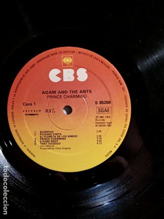 Discos de vinilo: ADAM AND THE ANTS - PRINCE CHARMING. - Foto 2