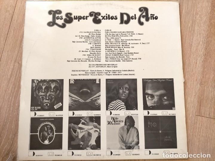 Discos de vinilo: LOS SUPER EXITOS DEL A&Ntilde;O-ORIGINAL A&Ntilde;O 1977-EXCELENTE ESTADO - Foto 2
