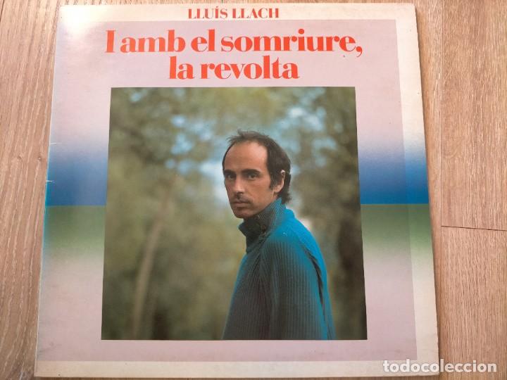 Discos de vinilo: LLUIS LLACH-I AMB EL SOMRIURE, LA REVOLTA-GATEFOLD - Foto 1