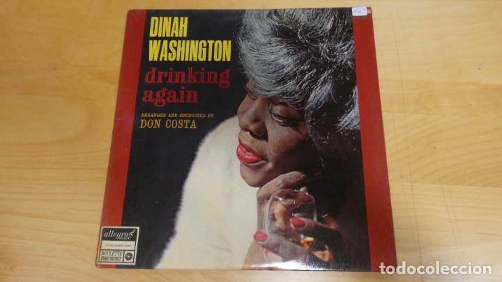 Discos de vinilo: LP VINILO DINAH WASHINGTON . DRINKING AGAIN . - Foto 1
