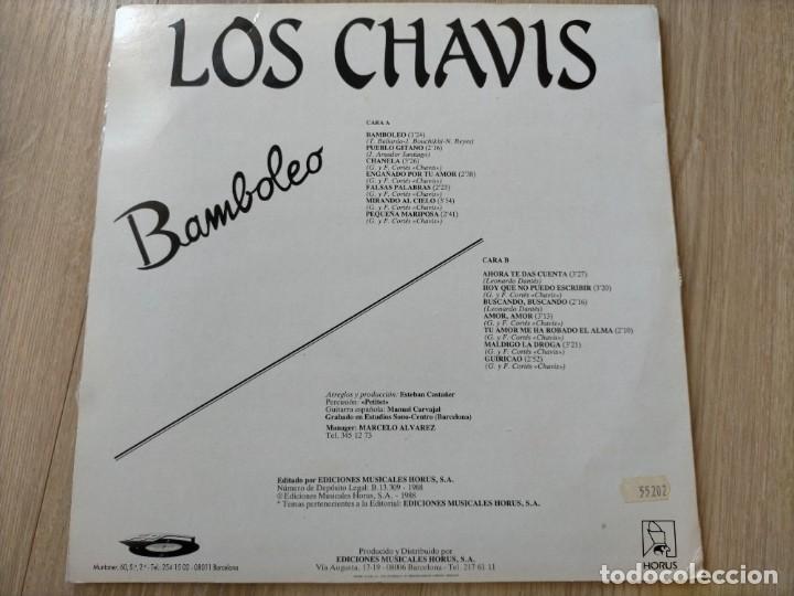 Discos de vinilo: LOS CHAVIS-BAMBOLEO-VINILO EN BUEN ESTADO - Foto 2