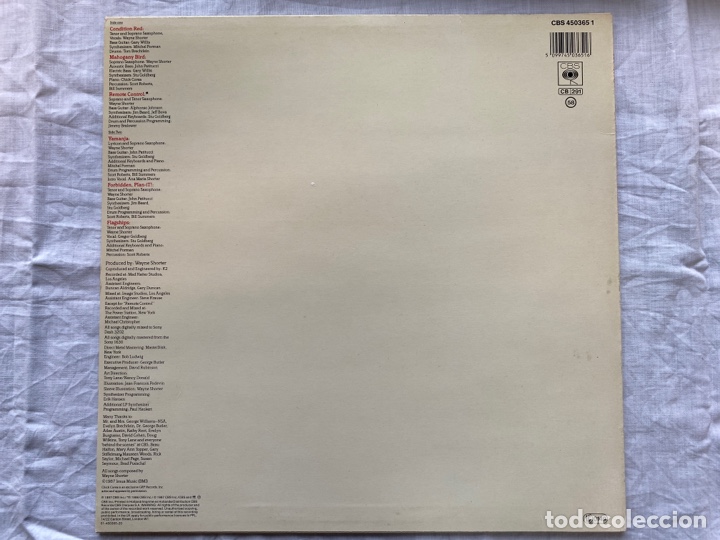 Discos de vinilo: Wayne Shorter - Phantom Navigator (LP, Album) (1987/UK) - Foto 2