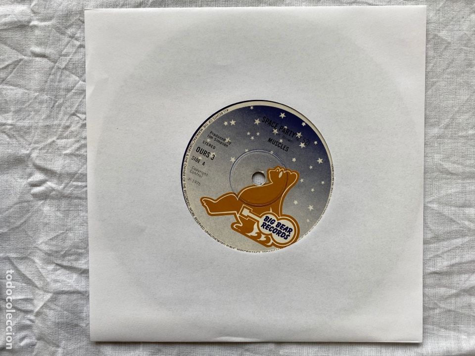 Discos de vinilo: Muscles - Space Party (7&rdquo;, Single) (1975/US) - Foto 1