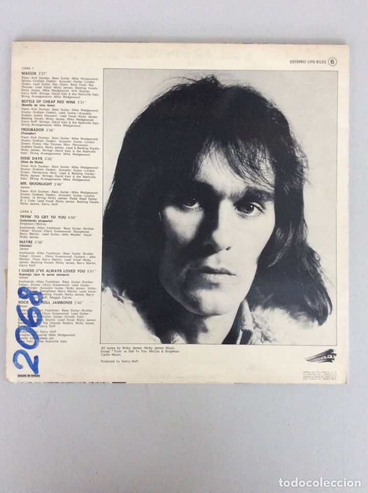Discos de vinilo: Rayos y truenos (en mi garganta) Nicky James - Foto 2