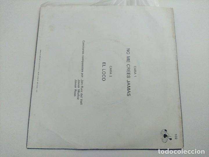 Discos de vinilo: SINGLE/MADRID EXPRESS/NO ME CREES JAMAS. - Foto 3