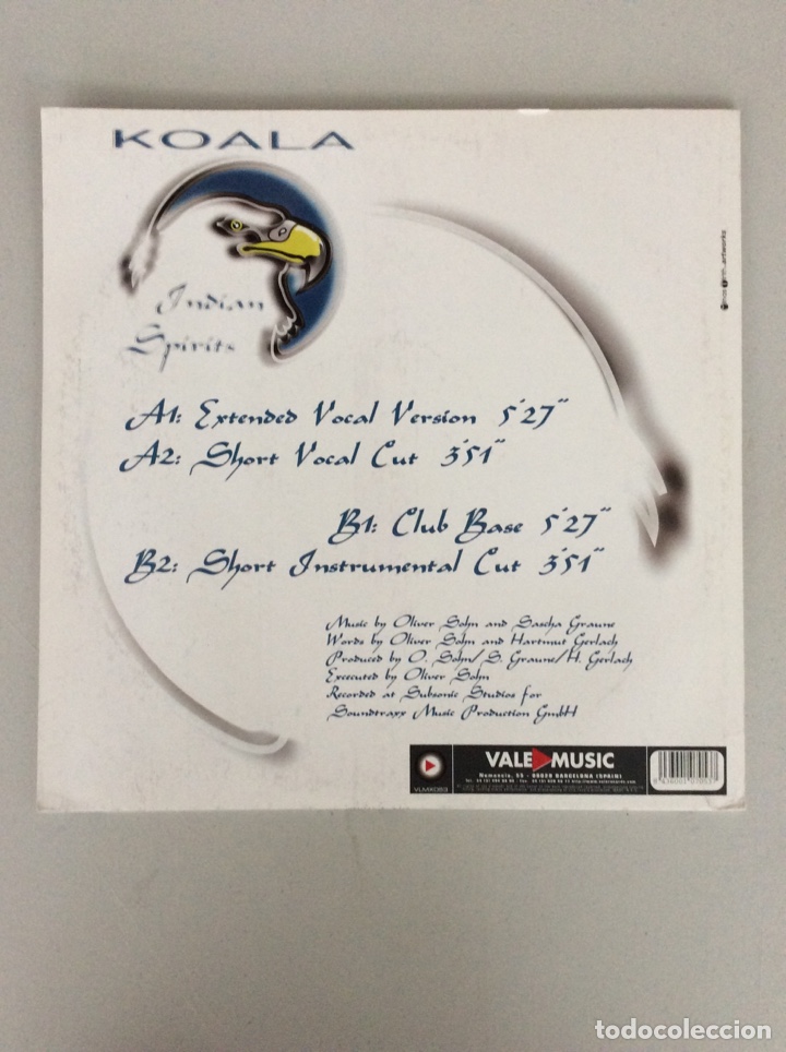 Discos de vinilo: Koala. Indian spirits - Foto 2
