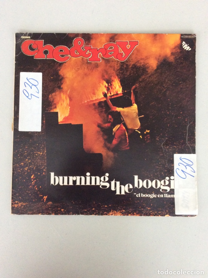 Discos de vinilo: Che&ray. Burning the boogie (el boogie en llamas) - Foto 1