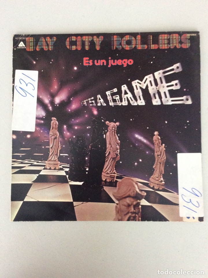 Dischi in vinile: Bay city rollers. Es un juego. Its a game