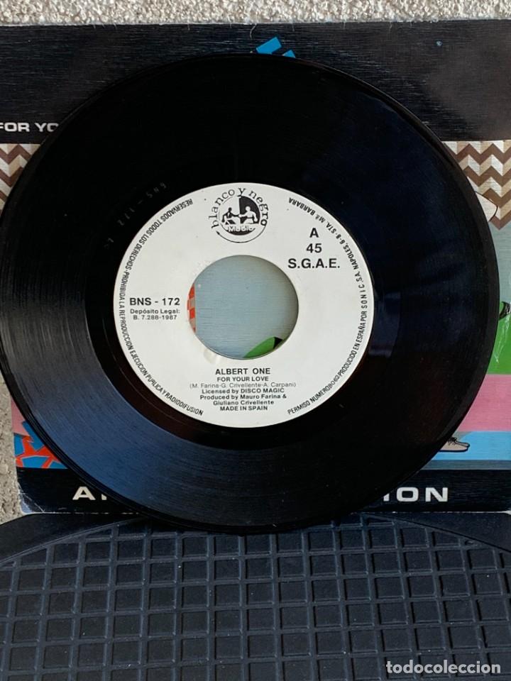 Discos de vinilo: DISCO EP ALBERT ONE FOR YOUR LOVE ANOTHER VERSION 18X18CMS - Foto 5