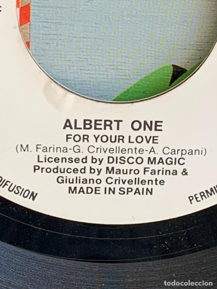 Discos de vinilo: DISCO EP ALBERT ONE FOR YOUR LOVE ANOTHER VERSION 18X18CMS - Foto 6