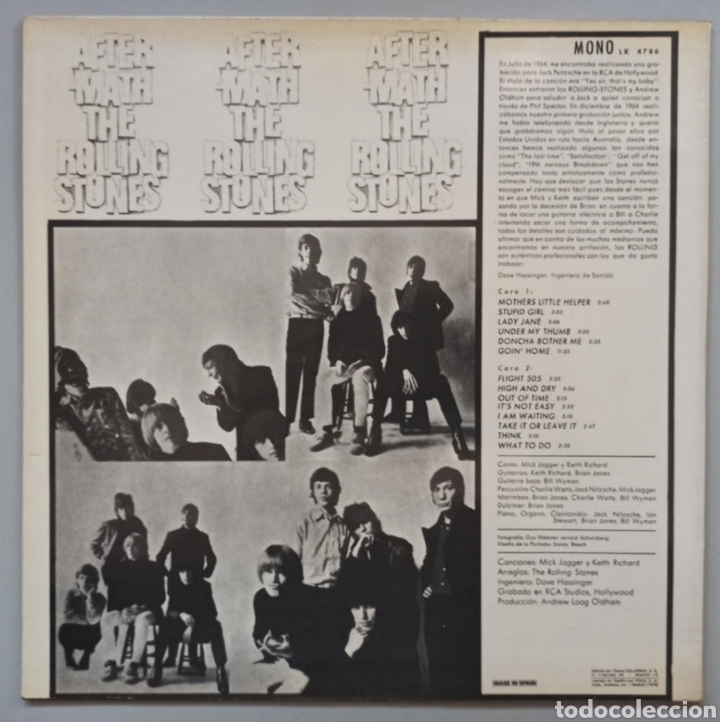 Discos de vinilo: ROLLING STONES - AFTERMATH - LP - Foto 2