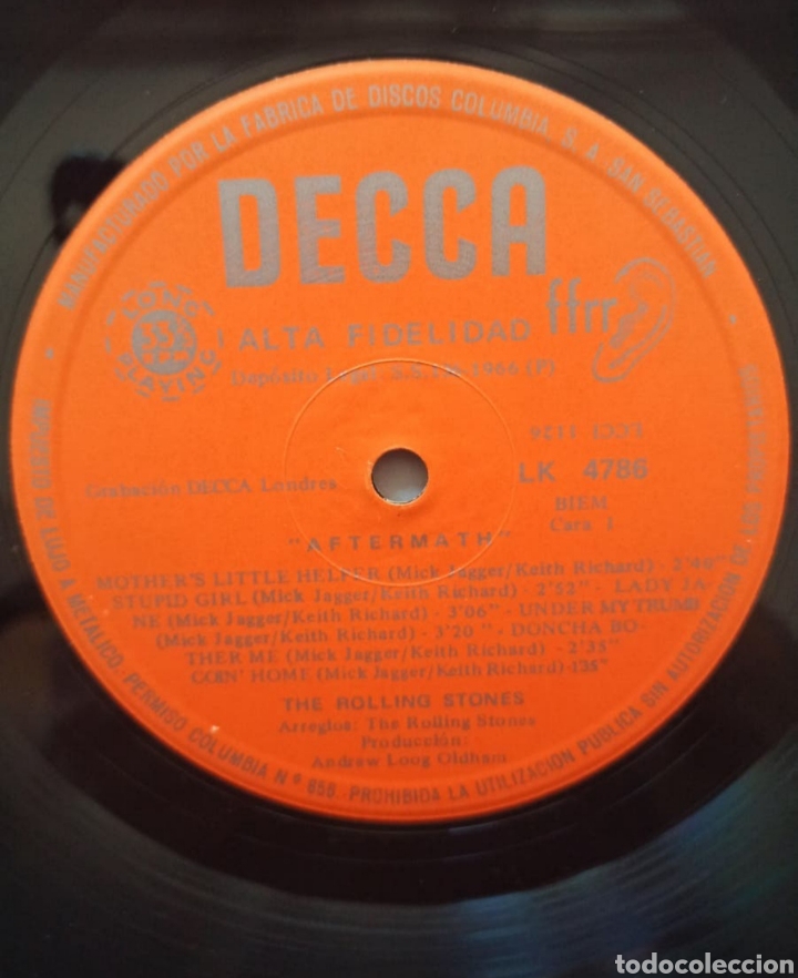 Discos de vinilo: ROLLING STONES - AFTERMATH - LP - Foto 4