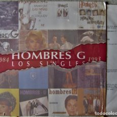 Discos de vinilo: HOMBRES G.LOS SINGLES 1984-1993...MUY DIFICIL..EX...LETRAS. Lote 275596433