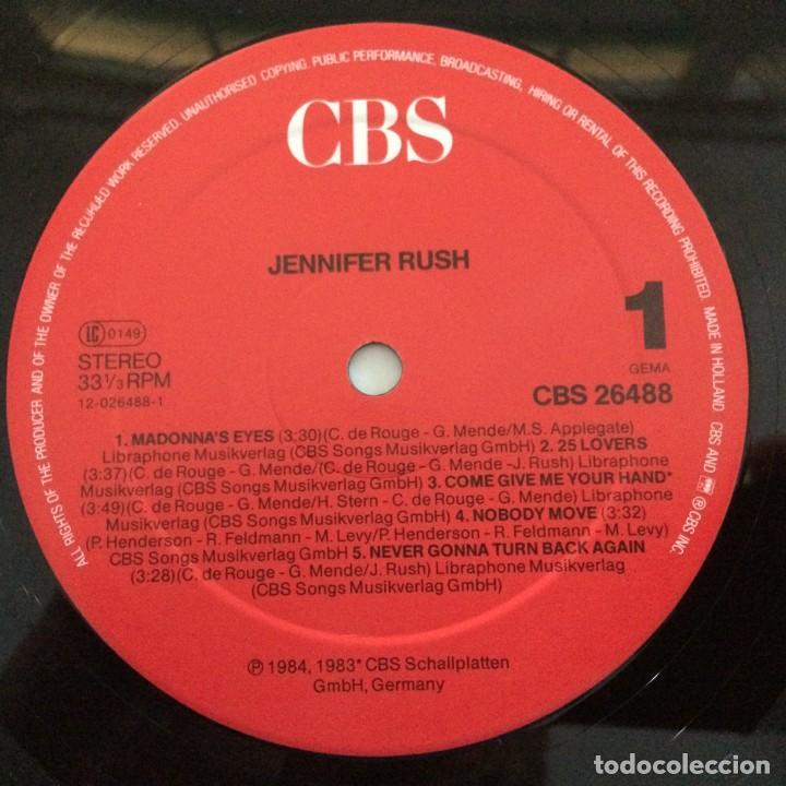 Discos de vinilo: Jennifer Rush &lrm;&ndash; Jennifer Rush Germany,1985 CBS - Foto 3
